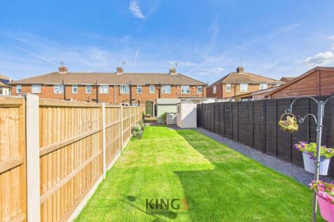 Rear of property