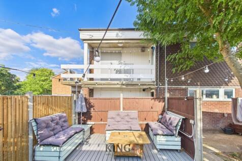 Rear of property