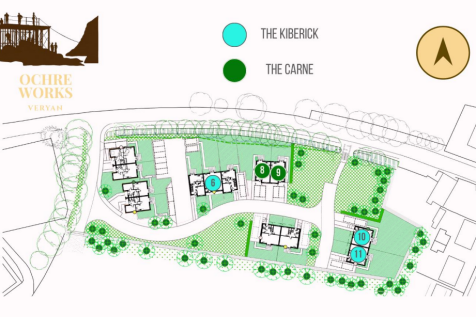 Ochre Works, Veryan Site Map.png