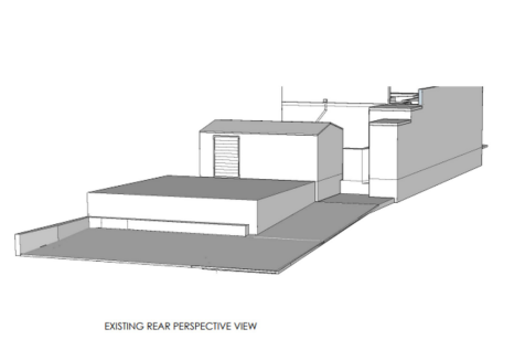 Existing Rear Prospective View
