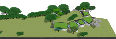 Proposed CGI. Ariel View From West