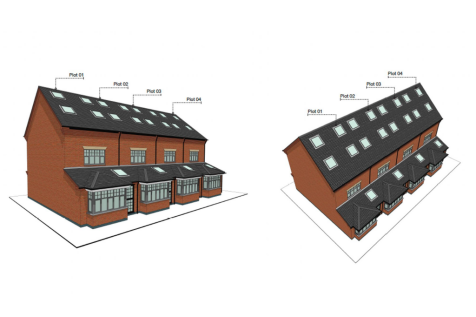 Proposed Front Aerial Elevation
