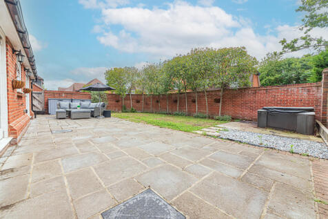 Wide Rear Patio
