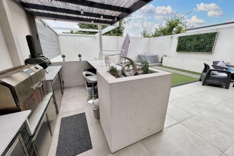 Outside kitchen area