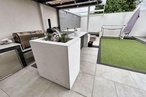 Outside kitchen area