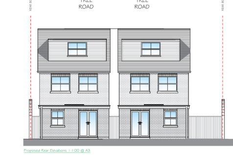 Proposed rear elevation
