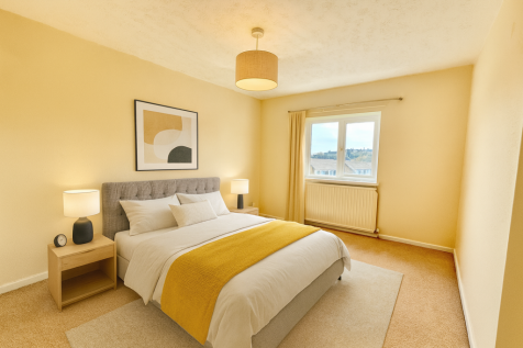 Bedroom 1 (This room has been virtually staged using AI)