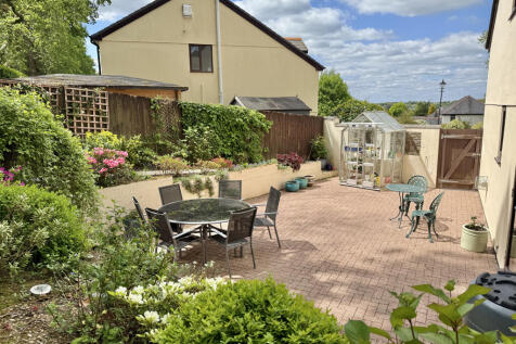 Large Patio off French Doors