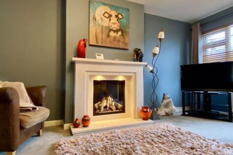 Lounge fireplace