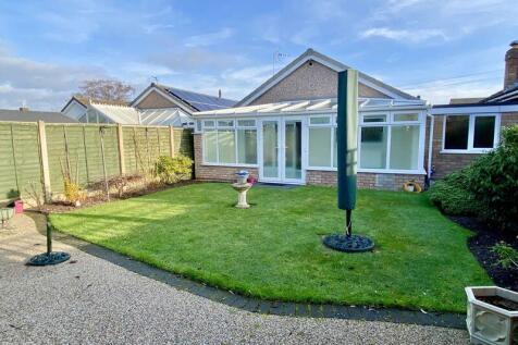 Bungalow from garden