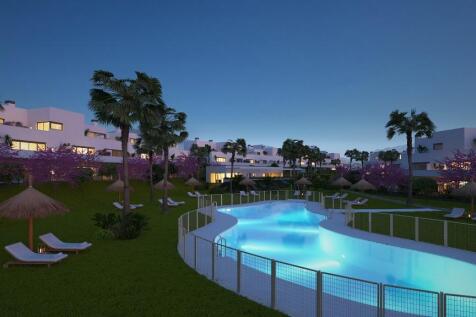 Pool at dusk