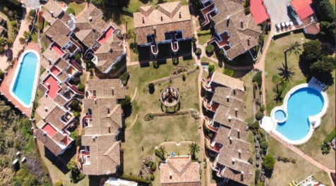 From above