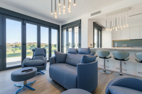 Lounge and kitchen
