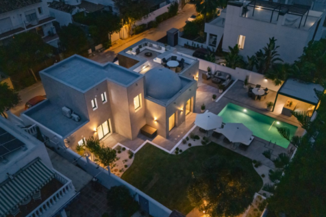 From above