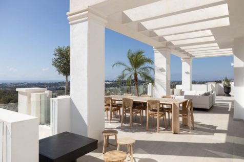 Terrace and views