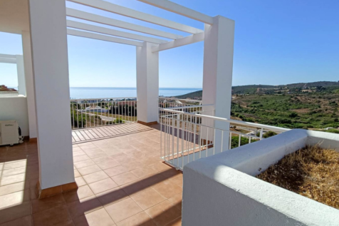 Terrace and view