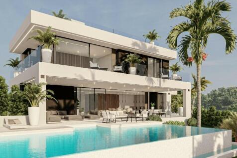 Rear of villa
