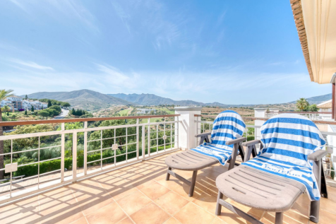 Terrace off bedroom