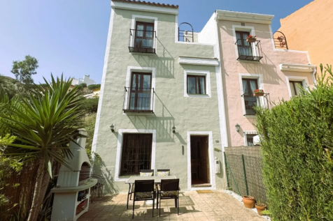 Rear of townhouse