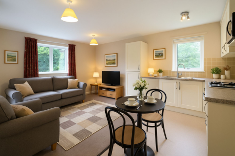 AI GENERATED example of living room