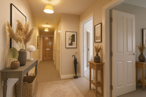 AI GENERATED example of hallway