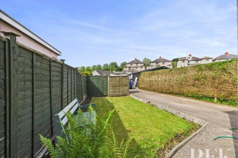 Rear garden and driveway