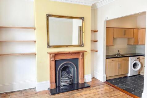 Sitting room and kitchen