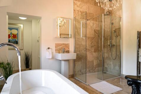 Indulgent master bathroom