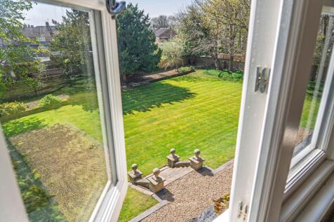 Views onto the manicured gardens