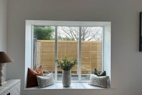 Deep window sills adding to the character