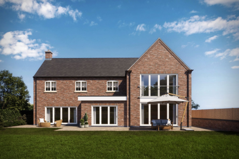 West facing rear elevation