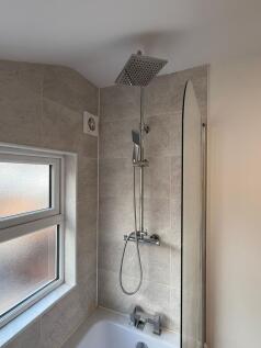 Bath with shower