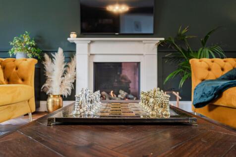 Gazco gas fire with limestone surround