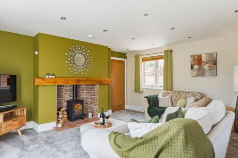 Living Room - Beautiful fireplace with Multi-burner