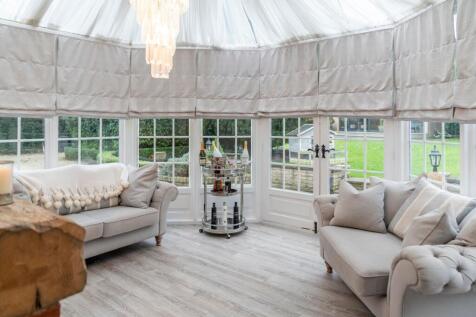 Garden views from the conservatory