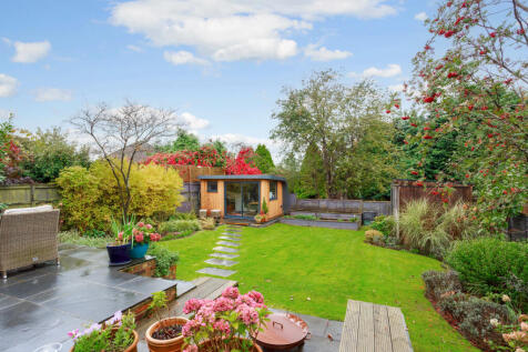 Rear garden and Office