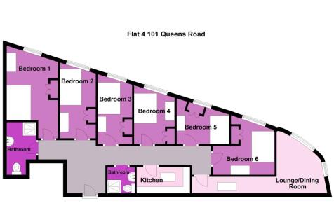 Flat 4 101 Queens Ro
