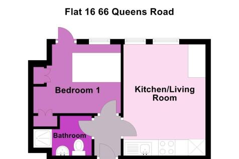 Flat 16 66 Queens Ro