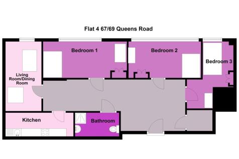 Flat 4 67_69 Queens