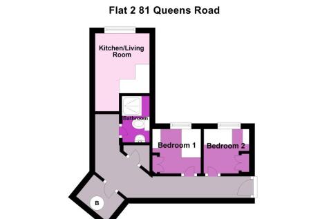 Flat 2 81 Queens Roa