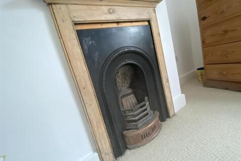 Bedroom feature fireplace