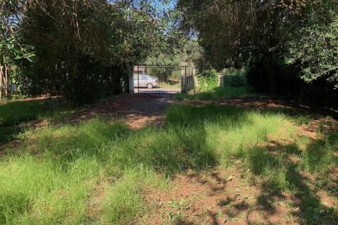 gated and fenced garden