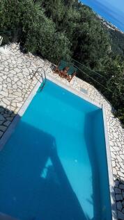 swimming pool from above