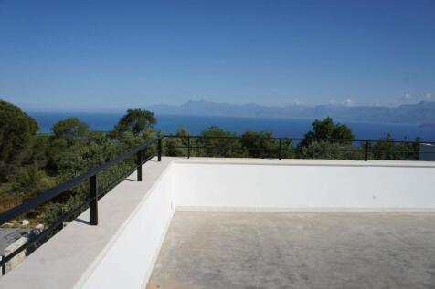 roof top and view to Albania