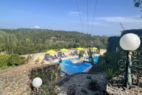 Pool terrace from above