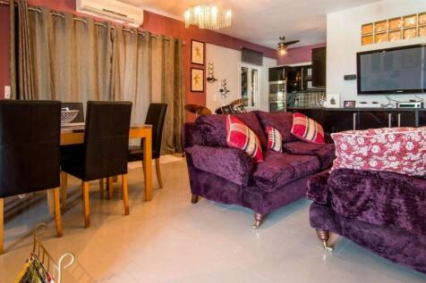 Purple sitting room