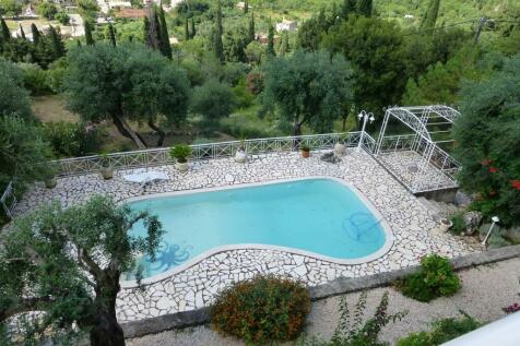 Looking down on the pool