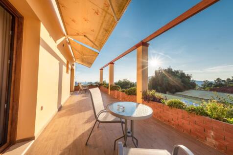 balcony outside the rooms
