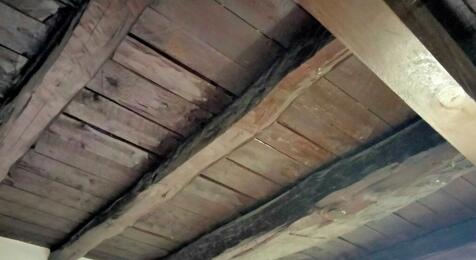 wooden ceiling