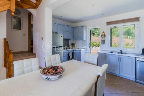 Dining to kitchen and outside